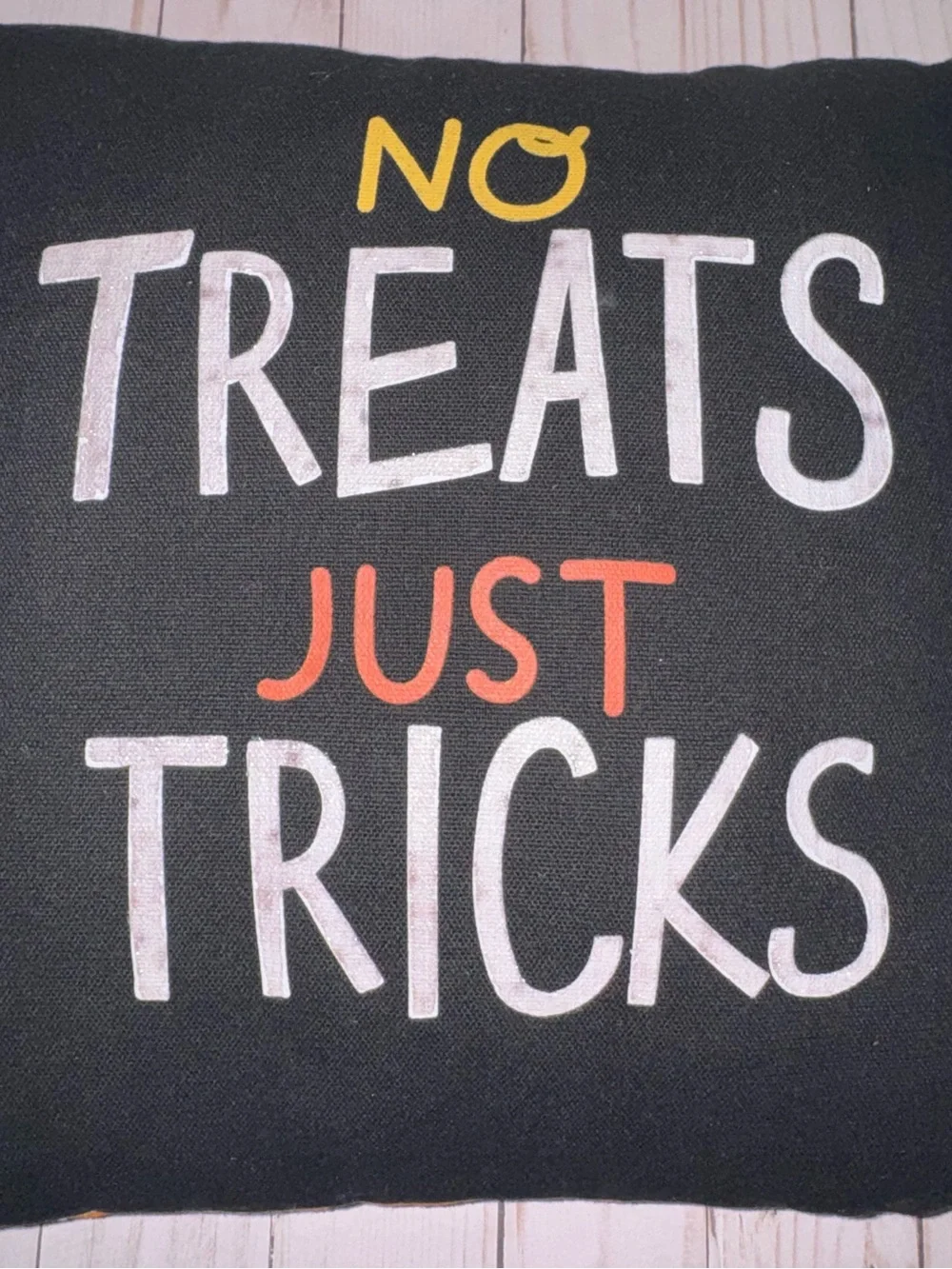 Reversible Halloween pillow